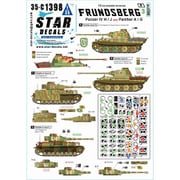 SD35-C1398 1/35 WWII ドイツ 第10SS装甲師団「フルンツベルク」の車輌 #3 IV号戦車H/J型/パンサーA/G型 [プラモデル用品]