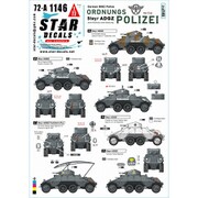SD72-A1146 1/72 WWII ドイツ 秩序警察所属の装甲車 #1 ADGZ8×8装甲車 [プラモデル用品]