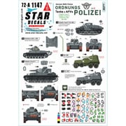 SD72-A1147 1/72 WWII ドイツ 秩序警察所属の装甲車 #2 戦車/装甲車 [プラモデル用品]