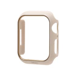 669-964576 [salisty Apple Watch 41mm用 ハードフレーム ゴールド・グレージュ]