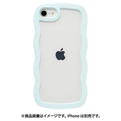 661-0537-053668 [U-FINE WavyFrame ケース iPhone SE（第3世代）/SE（第2世代）/8/7用 ミント]