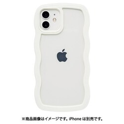 661-053705 [U-FINE WavyFrame ケース iPhone 12/12 Pro用 ホワイト]