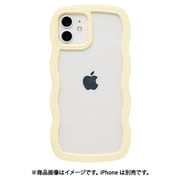 661-053712 [U-FINE WavyFrame ケース iPhone 12/12 Pro用 イエロー]