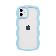 661-053736 [U-FINE WavyFrame ケース iPhone 12/12 Pro用 ブルー]