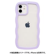 661-053750 [U-FINE WavyFrame ケース iPhone 12/12 Pro用 ラベンダー]