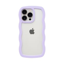 661-054290 [U-FINE WavyFrame ケース iPhone 13 Pro用 ラベンダー]