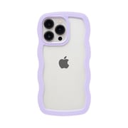 661-054290 [U-FINE WavyFrame ケース iPhone 13 Pro用 ラベンダー]