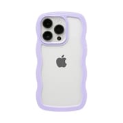 661-054351 [U-FINE WavyFrame ケース iPhone 14 Pro用 ラベンダー]