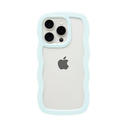 661-054443 [U-FINE WavyFrame ケース iPhone 15 Pro用 ミント]