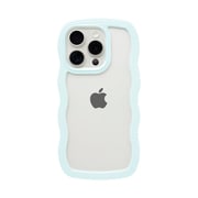 661-054443 [U-FINE WavyFrame ケース iPhone 15 Pro用 ミント]
