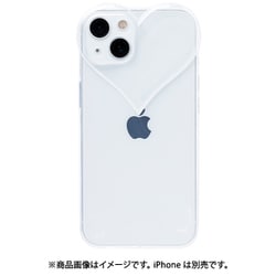 661-054641 [U-FINE ハートケース iPhone 13用 クリア]