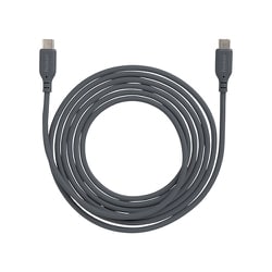 humor USB 2.0 CABLE TYPE-C to TYPE-C ケーブル 2.0m グレーブラック 669-961506