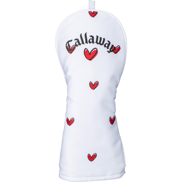 Callaway キャロウェイヘッドカバー AM LOVE CW UT ホワイトΩ