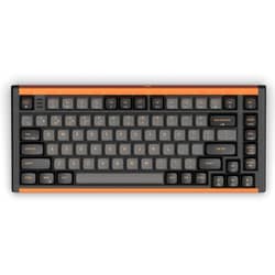 ワイヤレス・メカニカルキーボード 英字配列 83キー Kailh赤軸スイッチ ホットスワップ対応 パッションオレンジ MKB-i83-PO