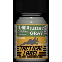 TL-004 ミリタリーカラー TACTICAL LABEL 15ml ライトグレーFS36251 [プラモデル塗料]
