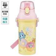 ランチグッズ PSB5SANAG トムとジェリー/ごっこ 抗菌直飲プラワンタッチボトル 480ml