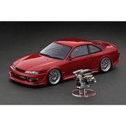 IG3083 1/18 VERTEX S14 シルビア レッド With エンジン [レジンキャストミニカー]