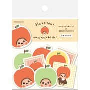 和紙フレークシール りんご モンチッチ MM15