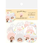 和紙フレークシール うさぎ モンチッチ MM16