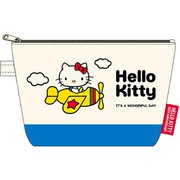 KT50-FP-HI ハローキティ（50THシリーズ） 船型ポーチ ひこうき [キャラクターグッズ]