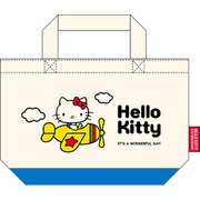 KT50-MT-HI ハローキティ（50THシリーズ） 帆布ミニトート ひこうき [キャラクターグッズ]