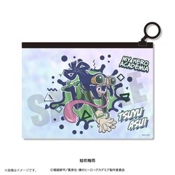 僕のヒーローアカデミア れとぽぷ オーロラポーチ 蛙吹梅雨 [キャラクターグッズ]
