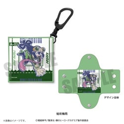 僕のヒーローアカデミア れとぽぷ カラビナ付ミニポーチ 蛙吹梅雨 [キャラクターグッズ]