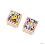 ディズニー/ピクサーキャラクター ノートPC/タブレット用 ブロック型 天然木スタンド ミッキー&フレンズ 677-963050