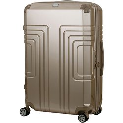 COMODO 鏡面拡張ダブルキャスターファスナーキャリー 55L（拡張時64L） クロムシャンパン 5519-57-CP