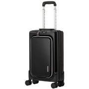 FIT（フィット） 拡張静音ダブルキャスターフロントオープンキャリー 24L（拡張55L） クリスタルブラック 6031-60-BK