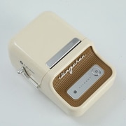 レトロ風 多機能 感熱式 ラベルプリンター ホワイト NIIMBOT-B21WH