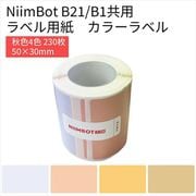 B21/B1シリーズラベル 秋色4色 カラーラベル NIIMBOT-B21-BCAU