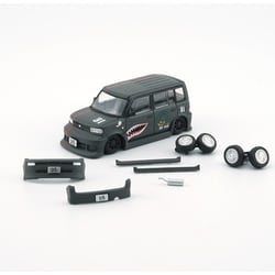 64B0382 1/64 トヨタ 2000 bB マットグリーン P40 タイガーパターン RHD [ダイキャストミニカー]