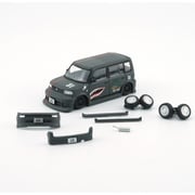 64B0382 1/64 トヨタ 2000 bB マットグリーン P40 タイガーパターン RHD [ダイキャストミニカー]