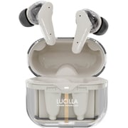 完全ワイヤレスイヤホン アクティブノイズキャンセリング/Bluetooth対応 外音取り込み搭載 ベージュ TWS010BE