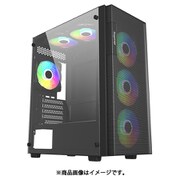 Micro ATX / ITX対応 ミドルタワーPCケース ブラック AXE5 Black