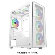 Micro ATX / ITX対応 ミドルタワーPCケース ホワイト AXE5 White