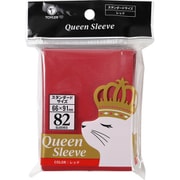 Queen Sleeve スタンダードサイズ（66×91mm）82枚入り レッド [トレーディングカード用品]
