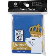 Queen Sleeve スタンダードサイズ（66×91mm）82枚入り ブルー [トレーディングカード用品]