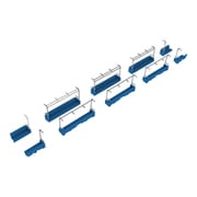 PP188 1/80 ロングシート内装セットA ブルー 4ドア車用 2両分入り [鉄道模型用パーツ]