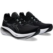 ゲルニンバス26 エクストラワイド GEL-NIMBUS 26 EXTRA WIDE 1011B796 001 BLACK/GRAPHITE GREY 26.5cm [ランニングシューズ メンズ]