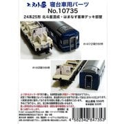 10735 24系25形 北斗星混成・はまなすデッキ壁パーツ [鉄道模型用パーツ]