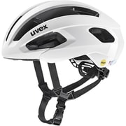 自転車ヘルメット ロードバイク用 JCF公認 MIPS搭載 ドイツ製 uvex rise pro MIPS ホワイトマット56-59cm 4100930217