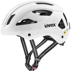 自転車ヘルメット 街乗り 通勤 通学 ドイツ製 uvex city stride MIPS Hiplok ホワイトマット59-61cm 4107290217