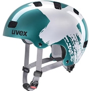 4148193815 [自転車ヘルメット 子ども uvex kid 3 ティール/シルバー51-55cm]