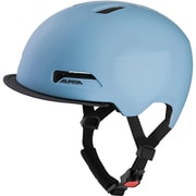 自転車ヘルメット 街乗り 通勤 通学 LEDライト付属 BROOKLYN スモーク/ブルーマット52-57cm A9758141