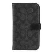 CH052694 [iPhone 15用 Coach Folio Case - Signature C Charcoal]