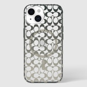 iPhone 15用 Coach Protective Case for MagSafe - Ombre Deep Forest CH052466
