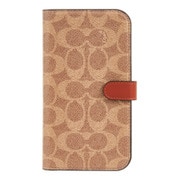 CH052722 [iPhone 15 Pro Max用 Coach Folio Case - Signature C Tan]