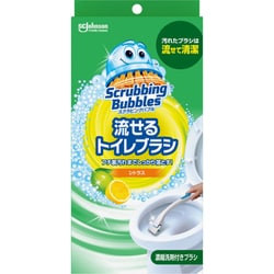 スクラビングバブル 流せるトイレブラシ シトラス 本体1個+替えブラシ4個